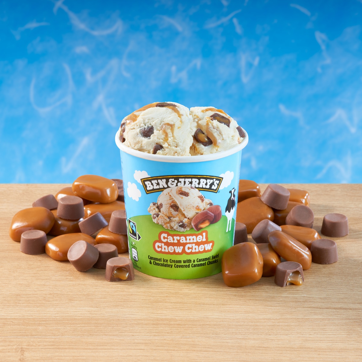 Caramel Chew Chew Ice Cream - Tub 3 / 4