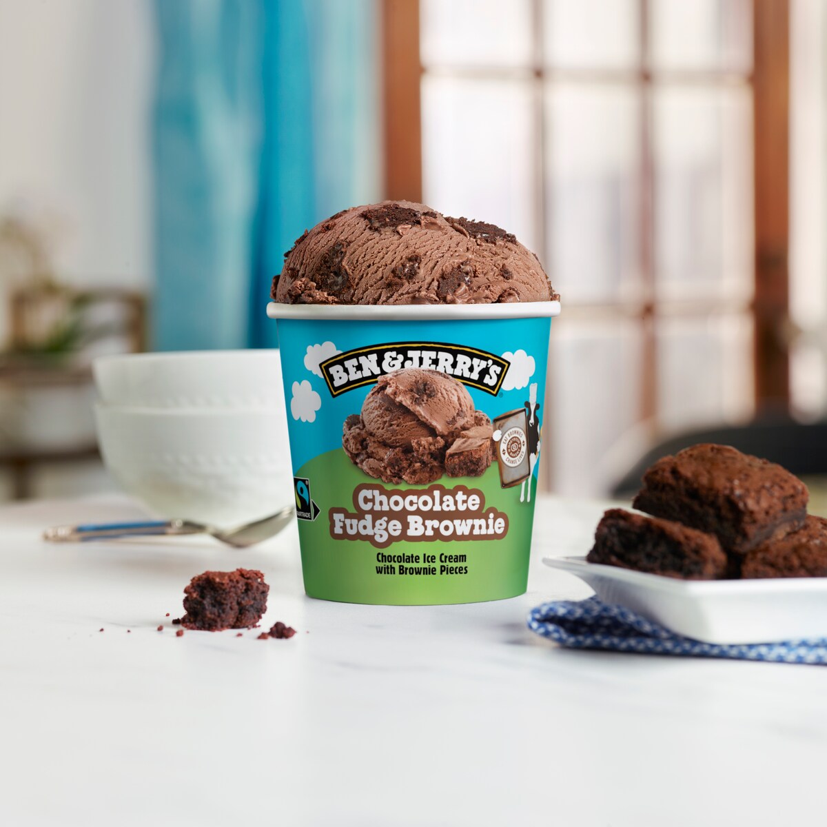 Chocolate Fudge Brownie Ice Cream - Tub 3 / 4